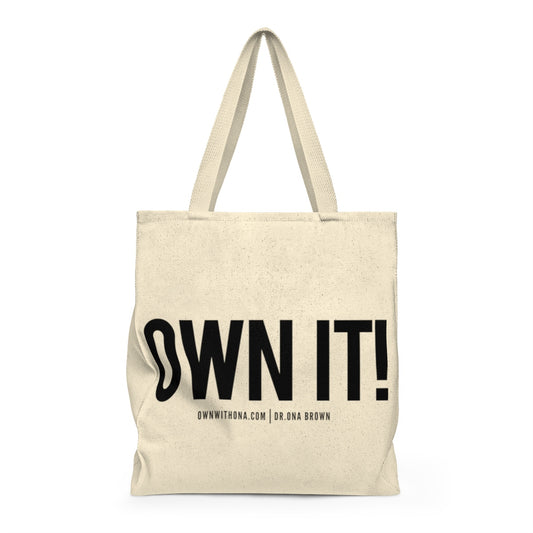 "OWN IT" Shoulder Tote Bag